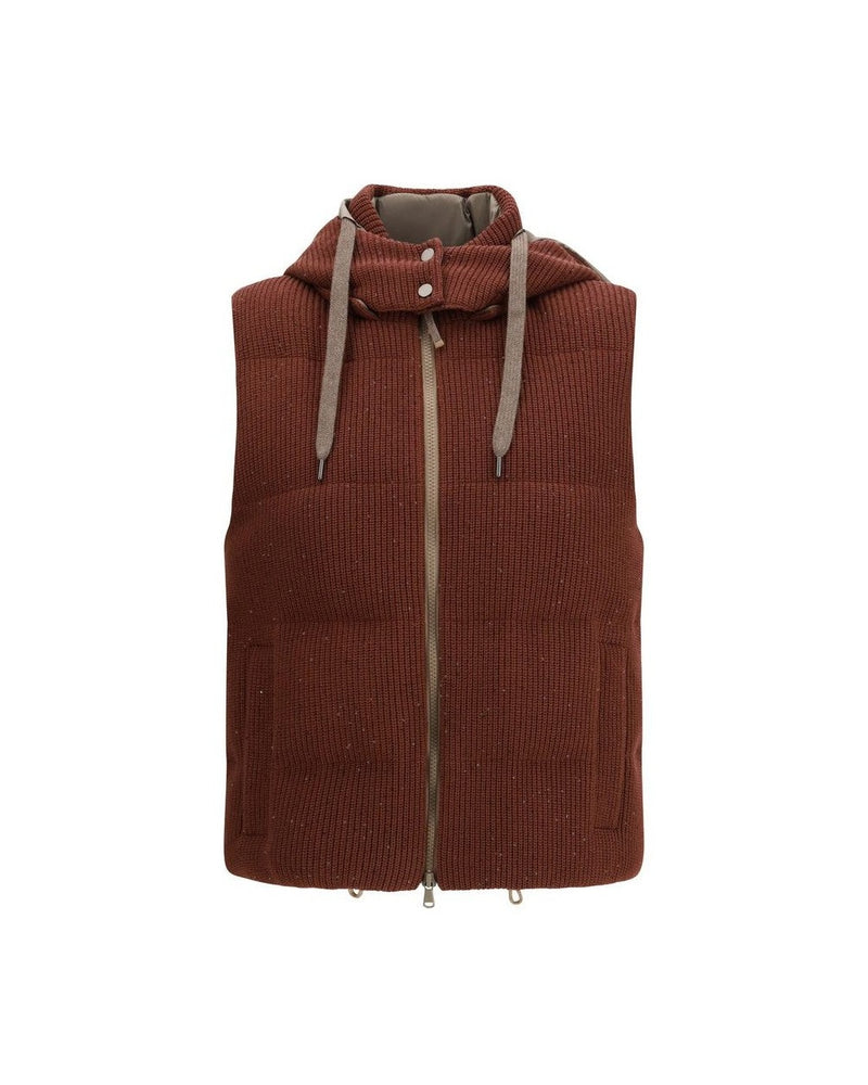 Brunello Cucinelli Brown Cotton Jacket Coat Glam Steals