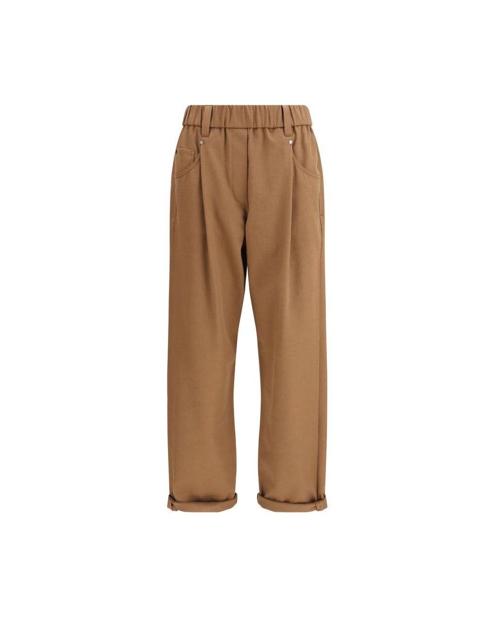 Brunello Cucinelli Brown Cotton Pant Glam Steals