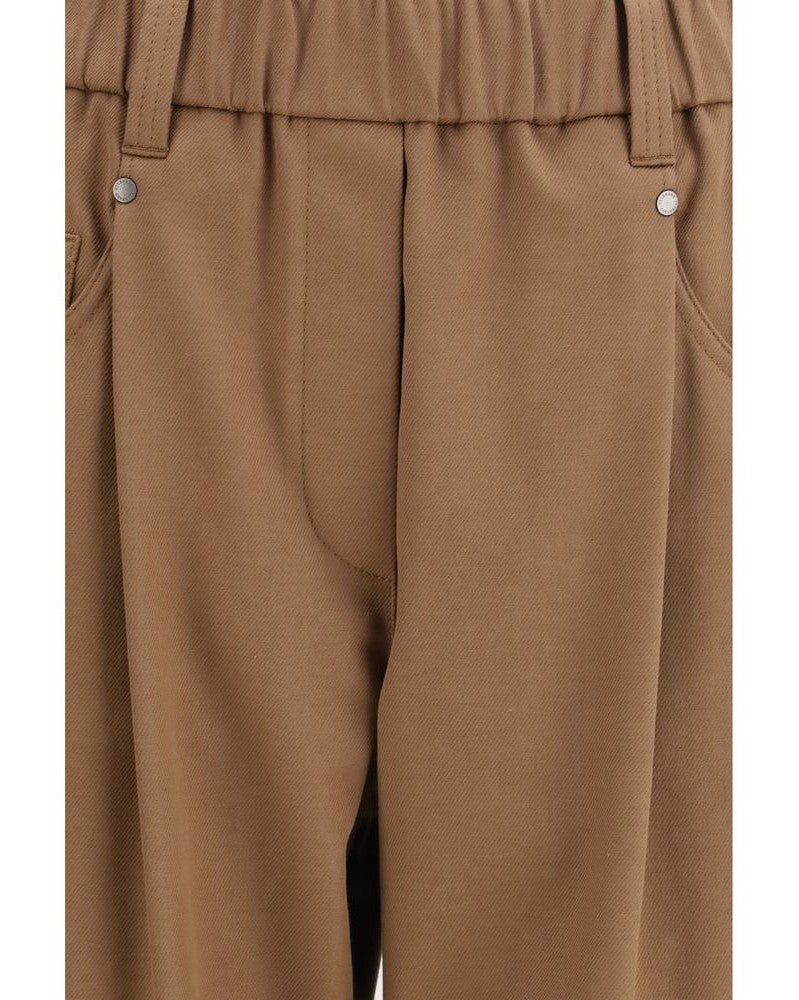 Brunello Cucinelli Brown Cotton Pant Glam Steals