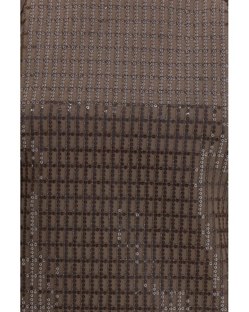Brunello Cucinelli Brown Cotton Sleeveles T-shirt Glam Steals