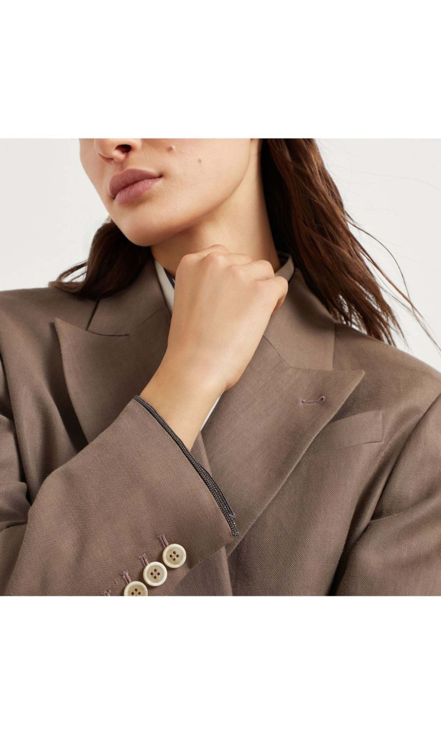 Brunello Cucinelli Brown Jacket Glam Steals