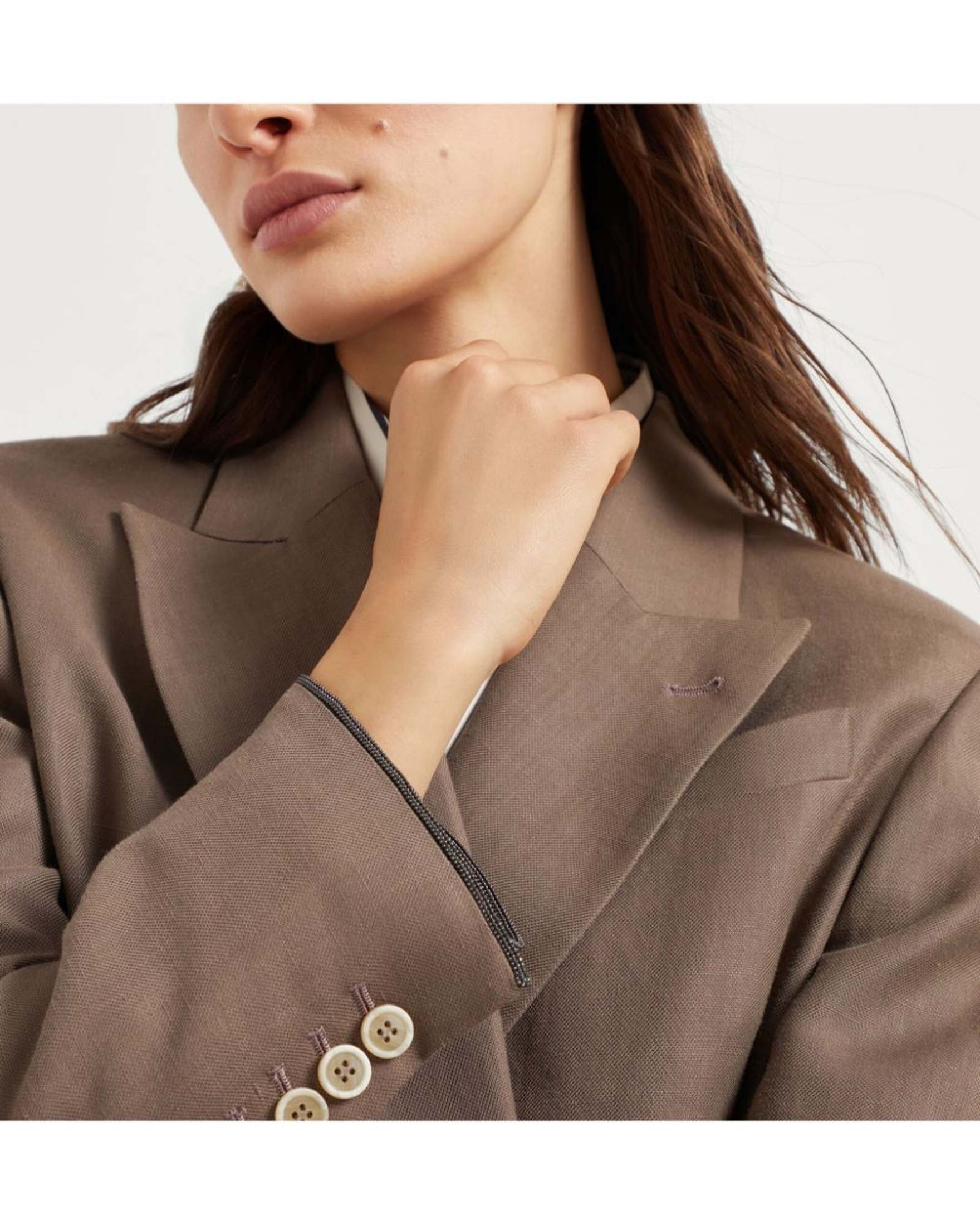 Brunello Cucinelli Brown Jacket Glam Steals