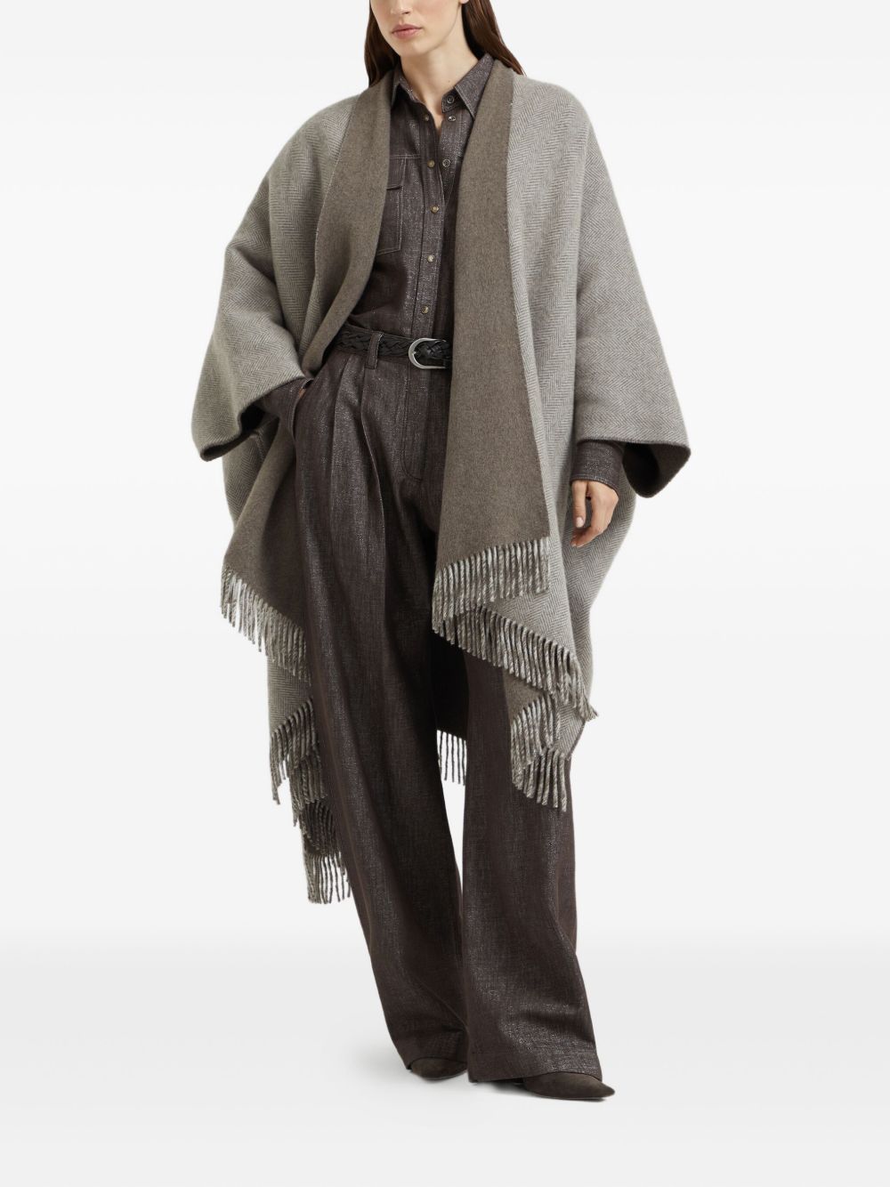 Brunello Cucinelli Brown Jacket Glam Steals