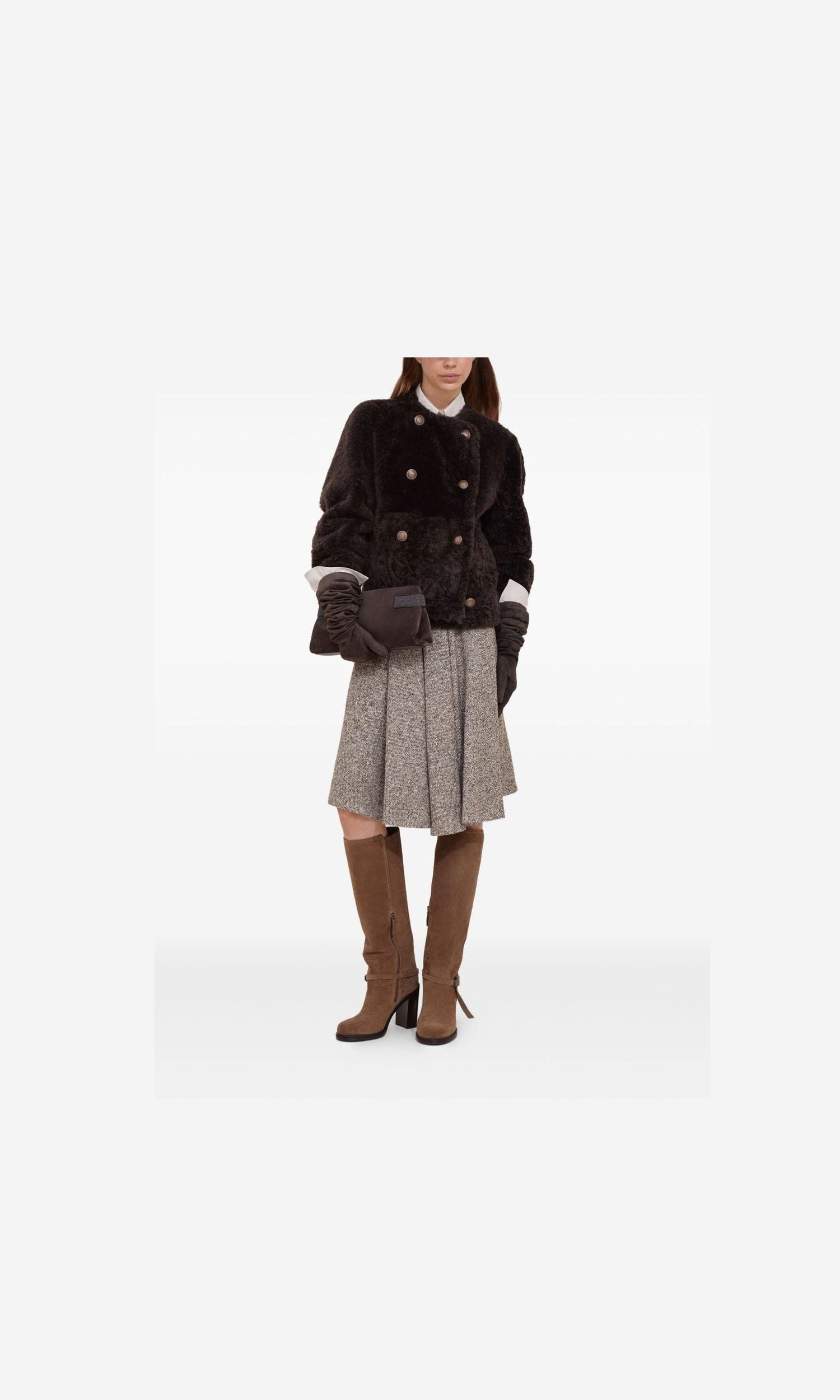 Brunello Cucinelli Brown Jacket Glam Steals