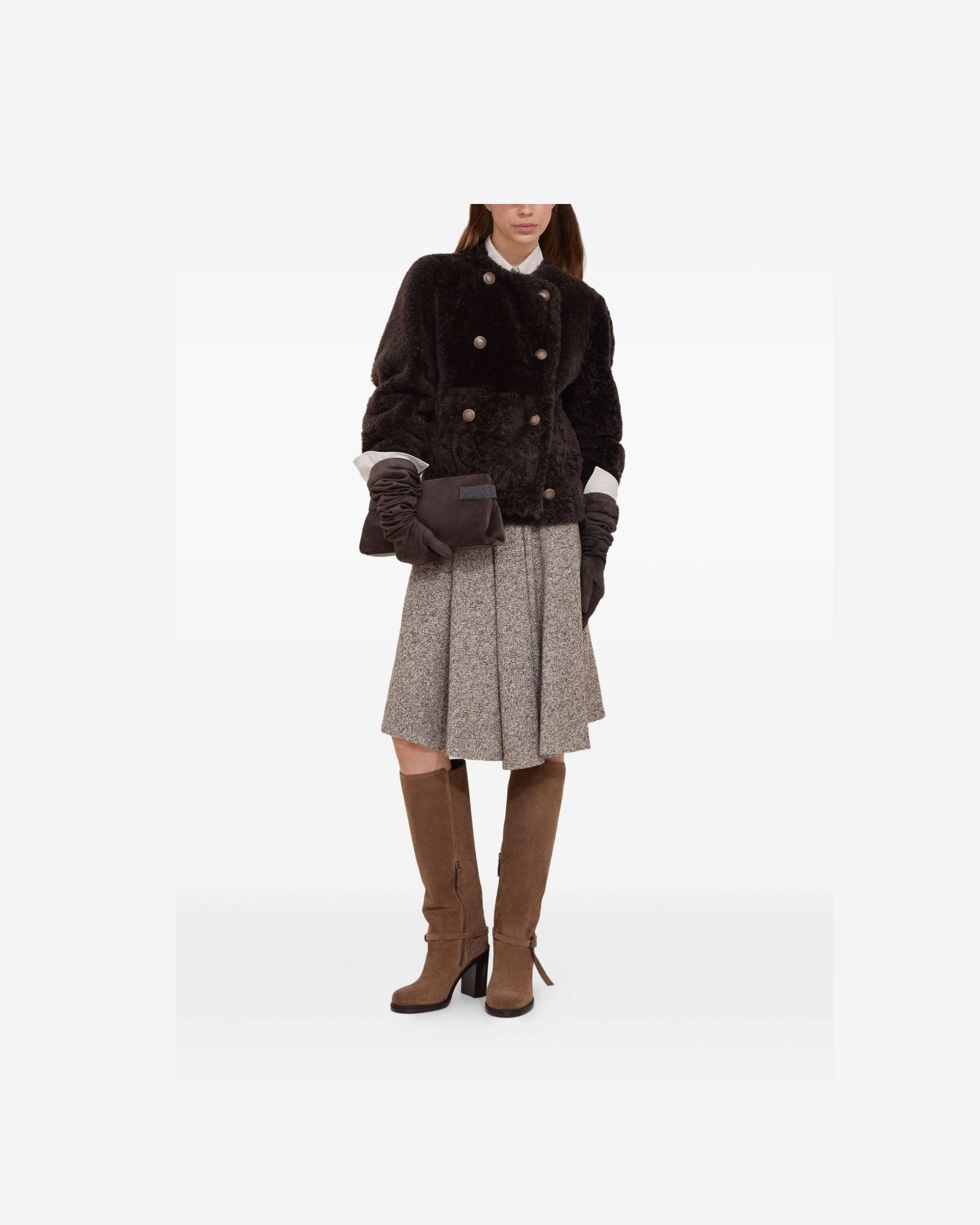 Brunello Cucinelli Brown Jacket Glam Steals