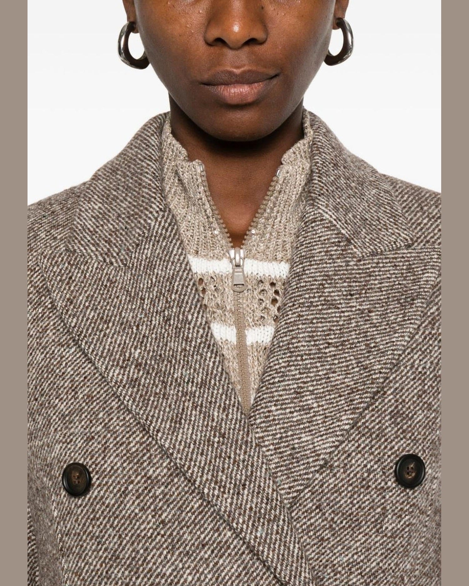 Brunello Cucinelli Brown Jacket Glam Steals