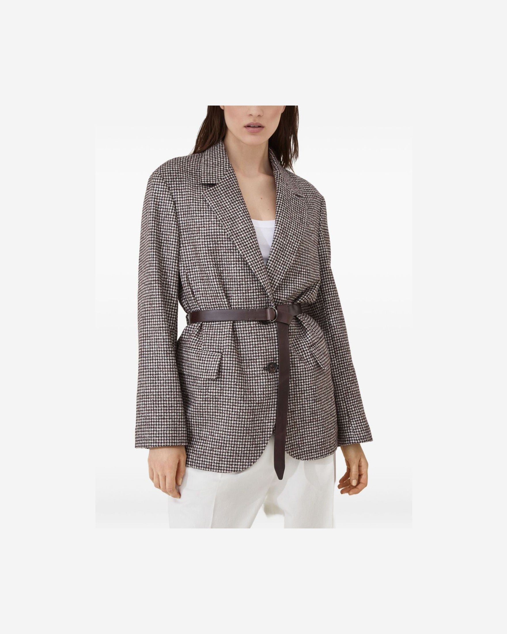 Brunello Cucinelli Brown Jacket Glam Steals