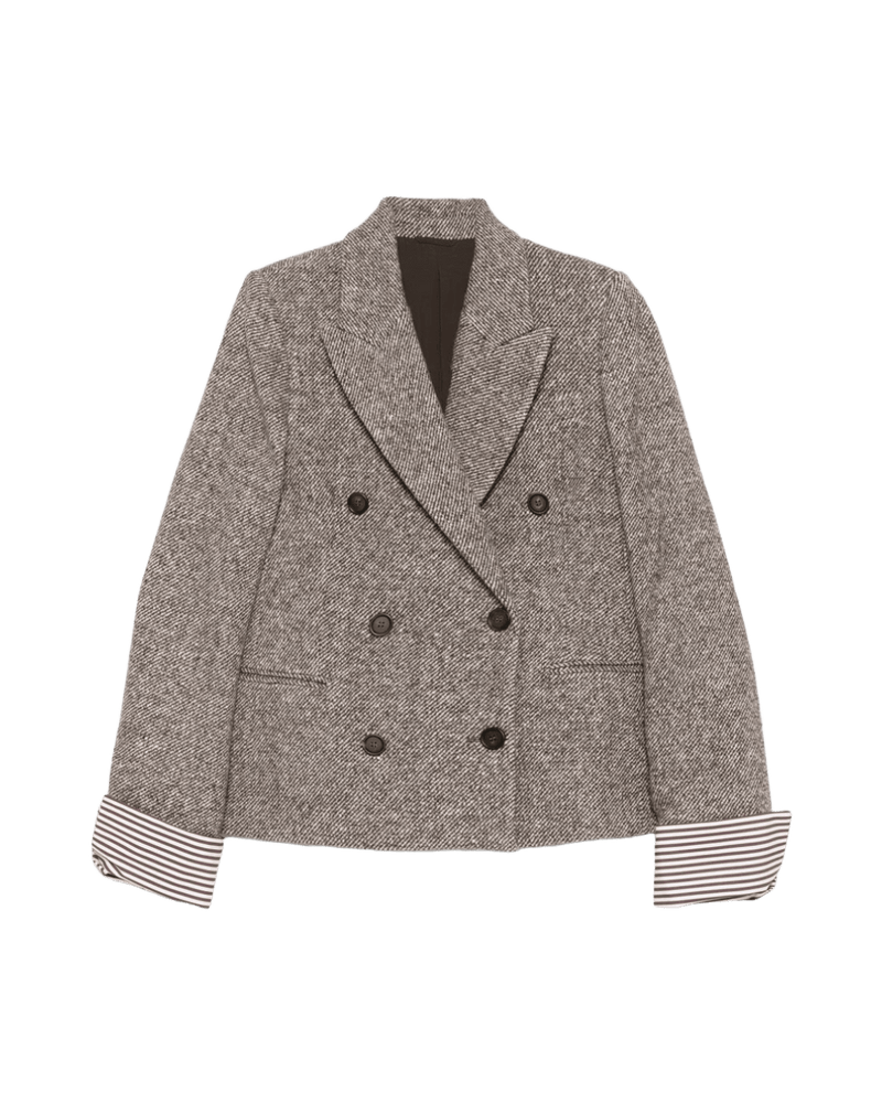 Brunello Cucinelli Brown Jacket Glam Steals