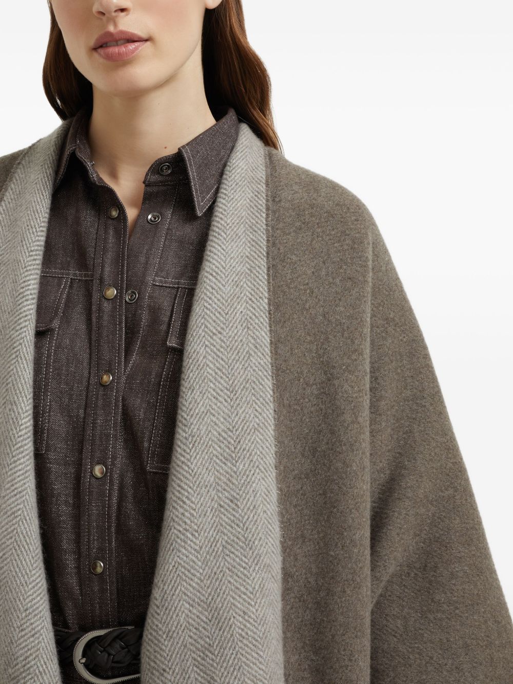 Brunello Cucinelli Brown Jacket Glam Steals