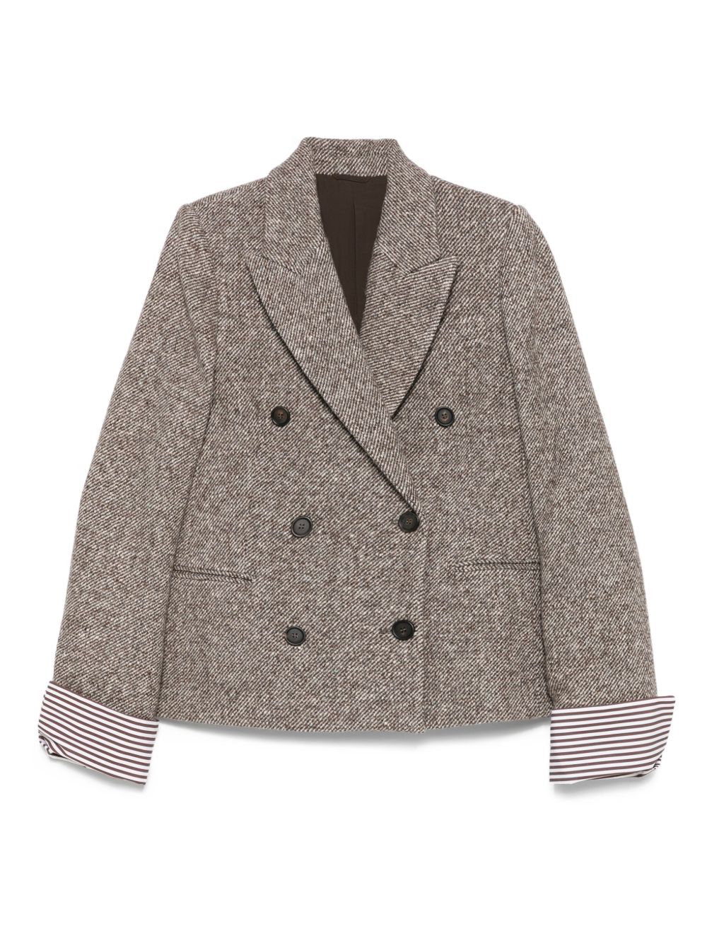 Brunello Cucinelli Brown Jacket Glam Steals