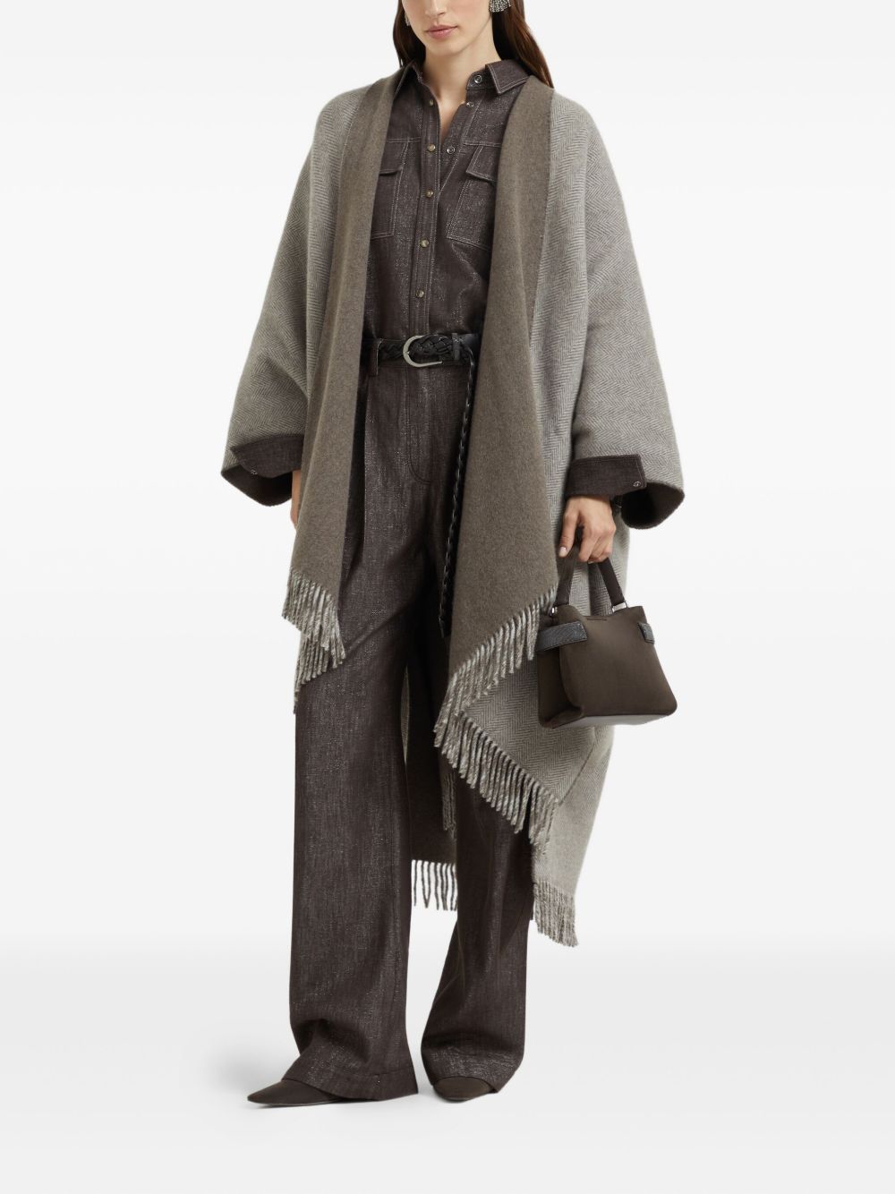 Brunello Cucinelli Brown Jacket Glam Steals