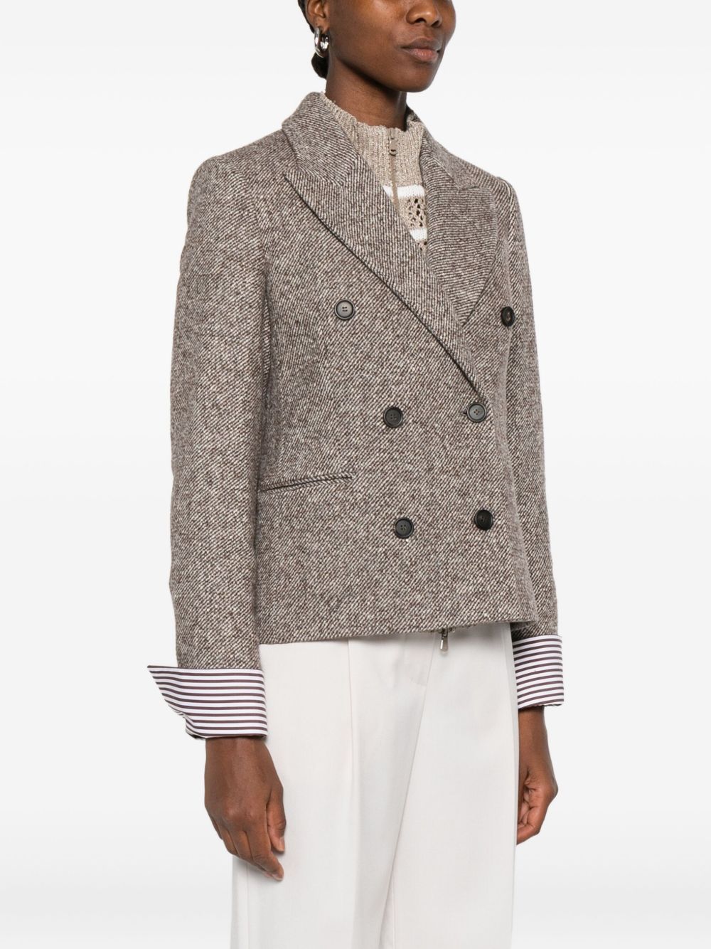 Brunello Cucinelli Brown Jacket Glam Steals