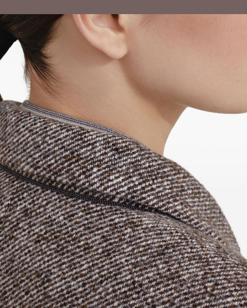 Brunello Cucinelli Brown Jacket Glam Steals