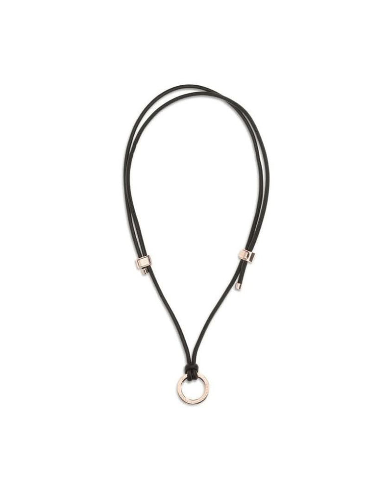 Brunello Cucinelli Brown Leather Calf Bos Taurus Keychain 