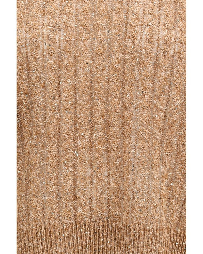 Brunello Cucinelli Brown Linen Sweatshirt 