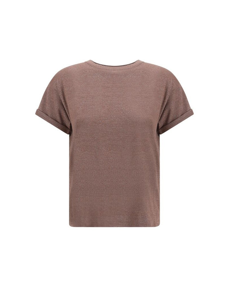 Brunello Cucinelli Brown Nylon T-shirt Glam Steals