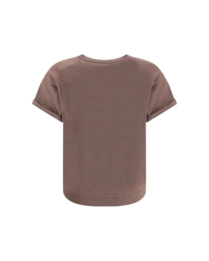 Brunello Cucinelli Brown Nylon T-shirt Glam Steals