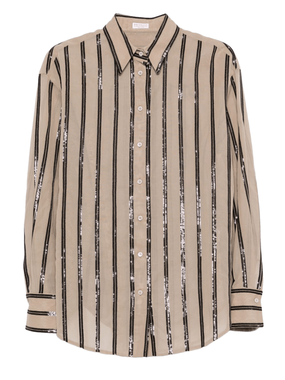 Brunello Cucinelli Brown Shirt Glam Steals