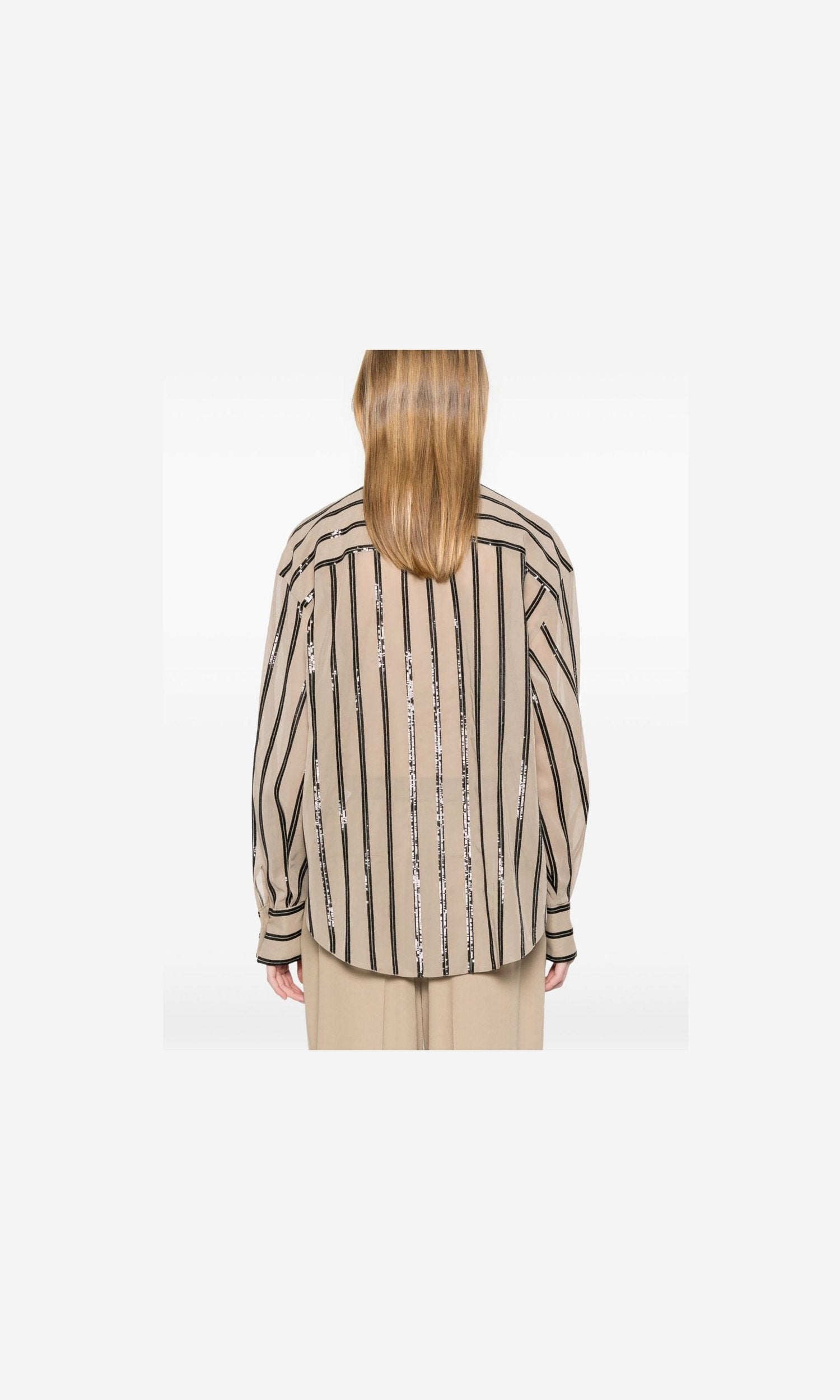 Brunello Cucinelli Brown Shirt Glam Steals
