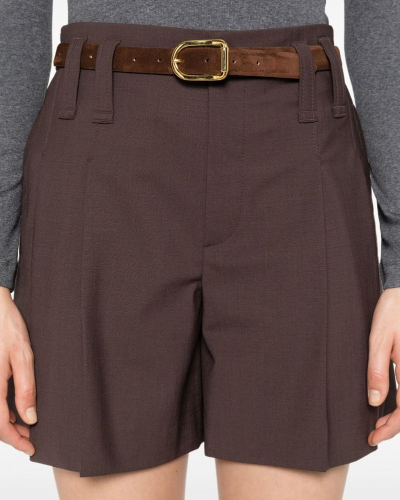 Brunello Cucinelli Brown Shorts Glam Steals
