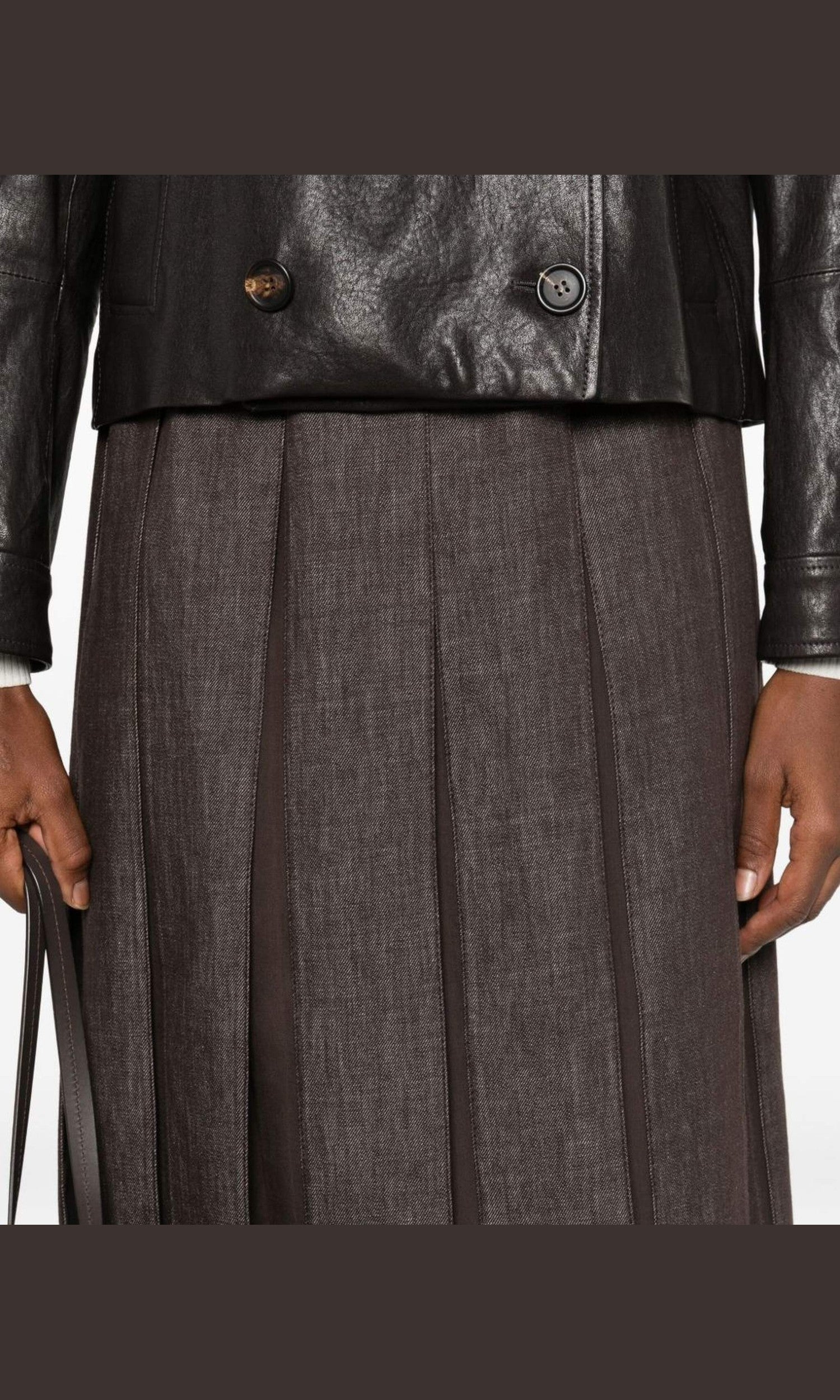 Brunello Cucinelli Brown Skirt Glam Steals