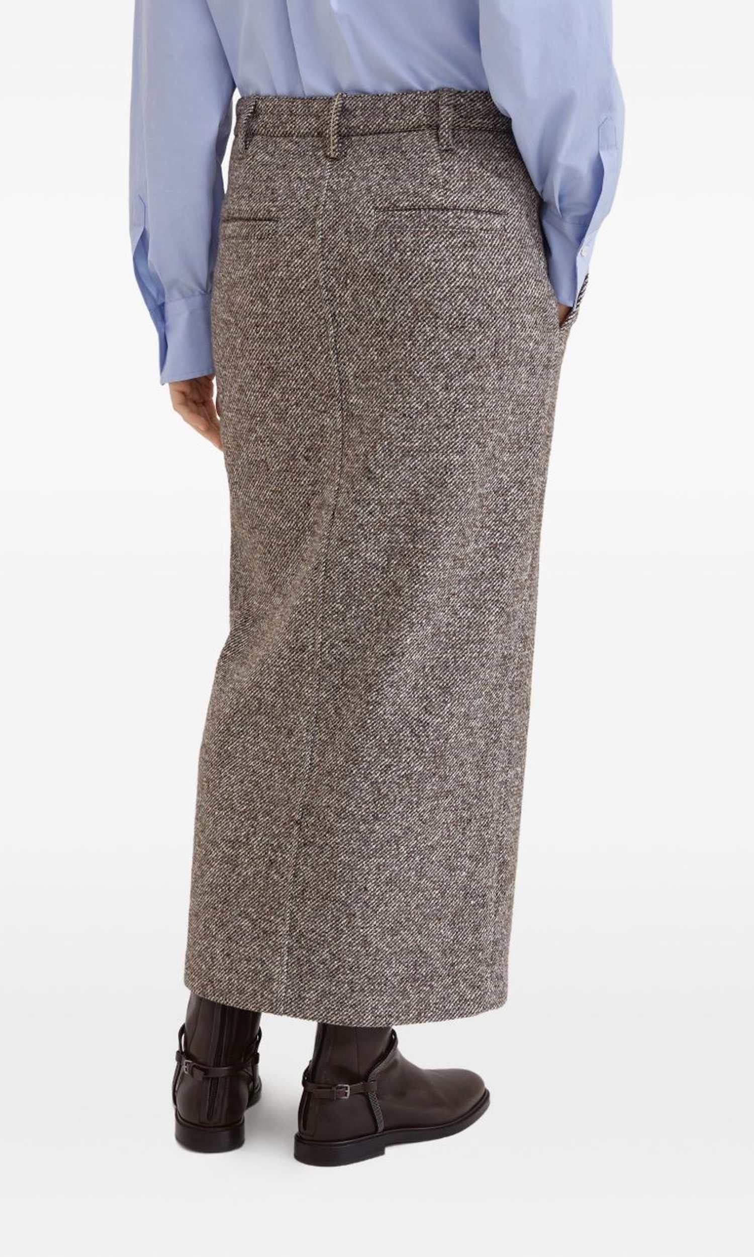 Brunello Cucinelli Brown Skirt Glam Steals