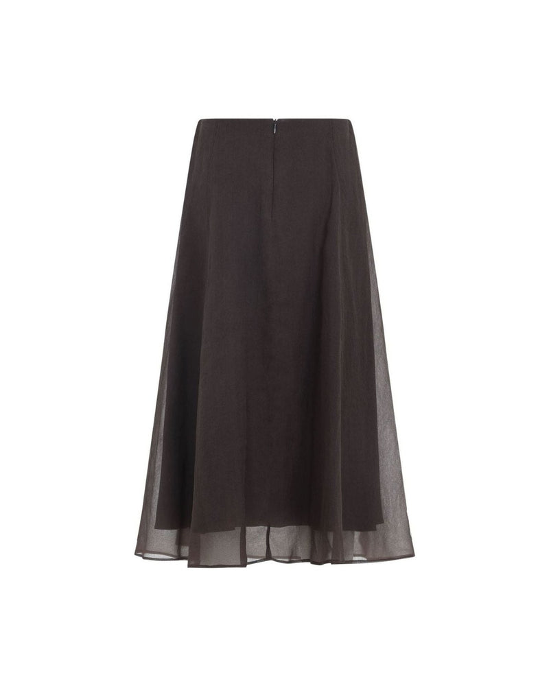 Brunello Cucinelli Brown Skirt Glam Steals