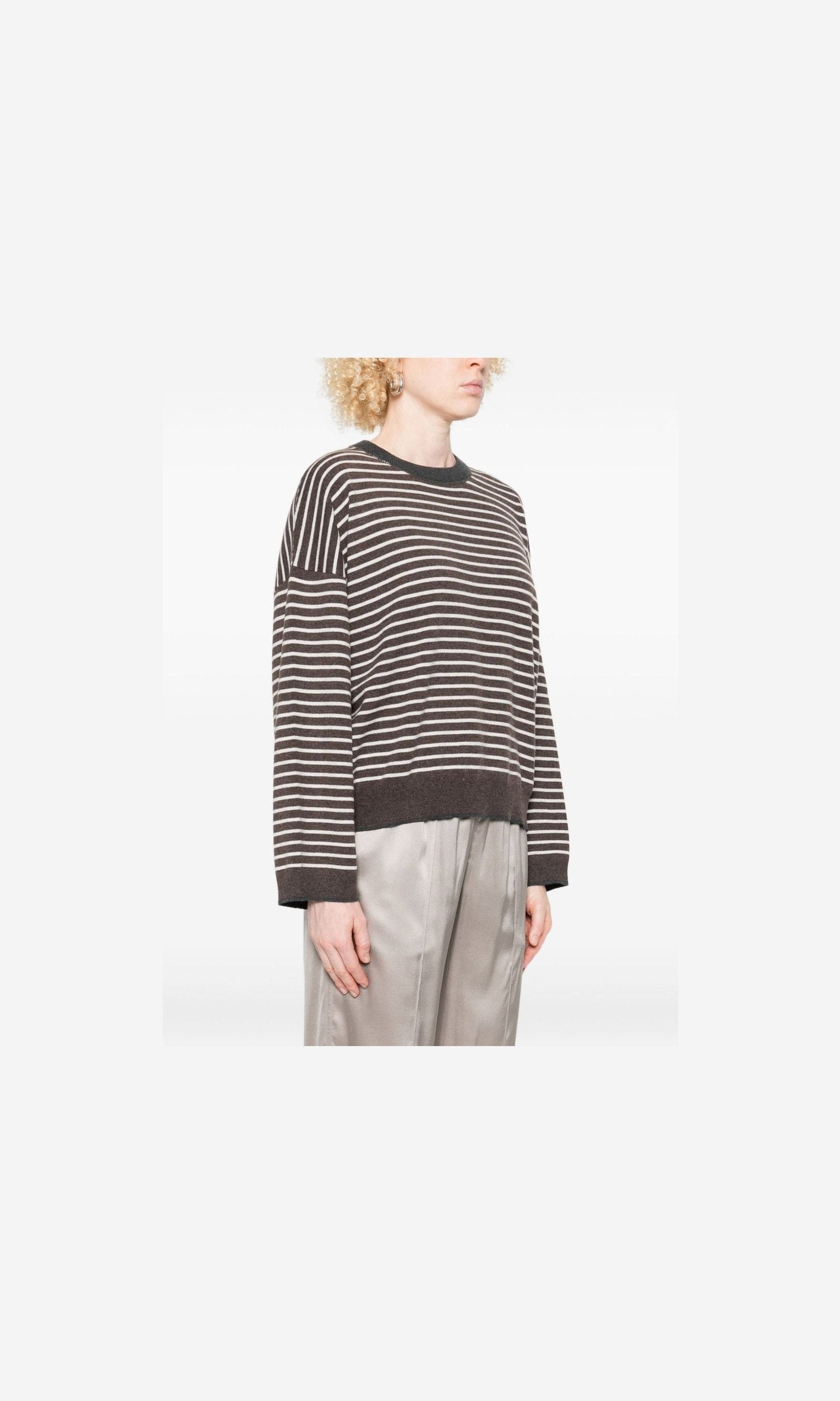 Brunello Cucinelli Brown Sweater Glam Steals