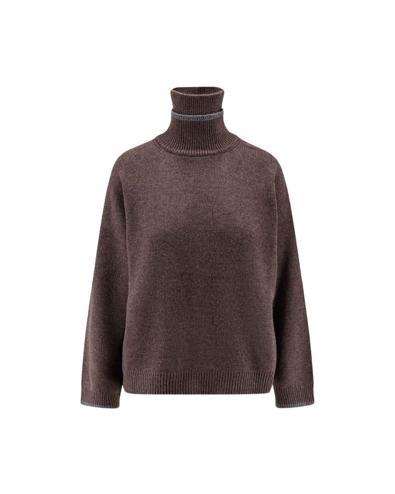 Brunello Cucinelli Brown Sweater Glam Steals