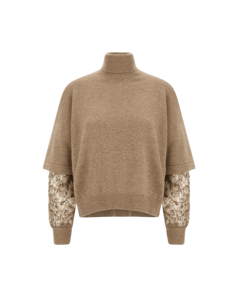 Brunello Cucinelli Brown Sweater Glam Steals