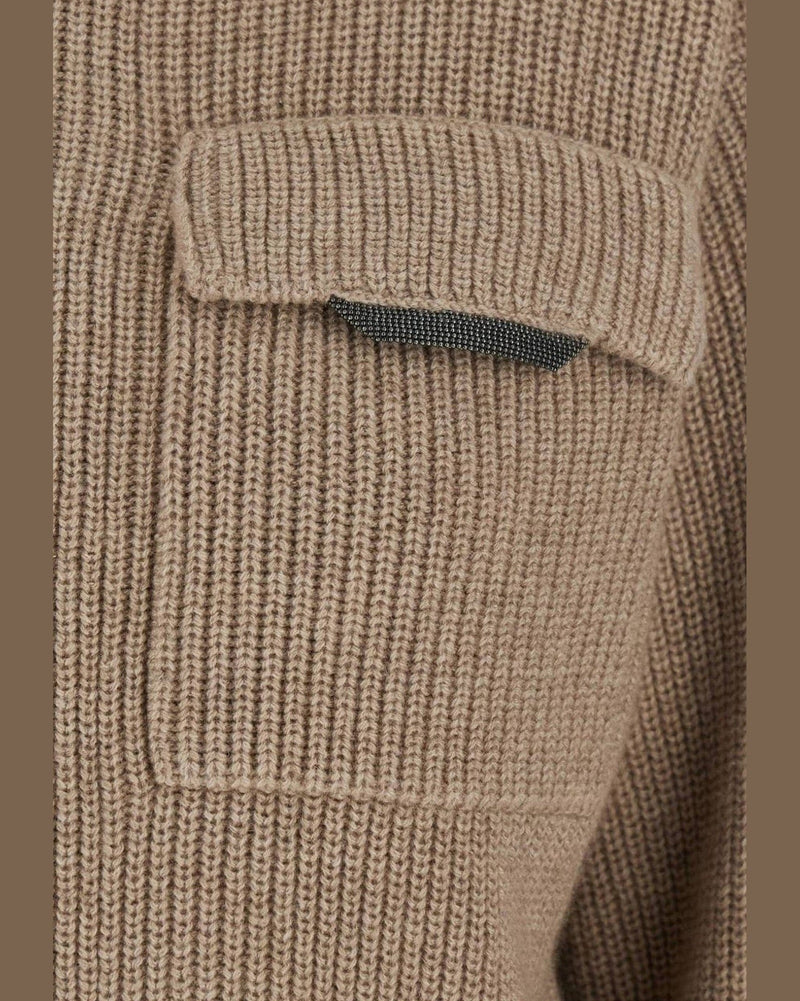 Brunello Cucinelli Brown Sweater Glam Steals