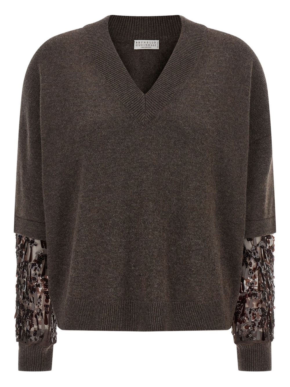 Brunello Cucinelli Brown Sweater Glam Steals