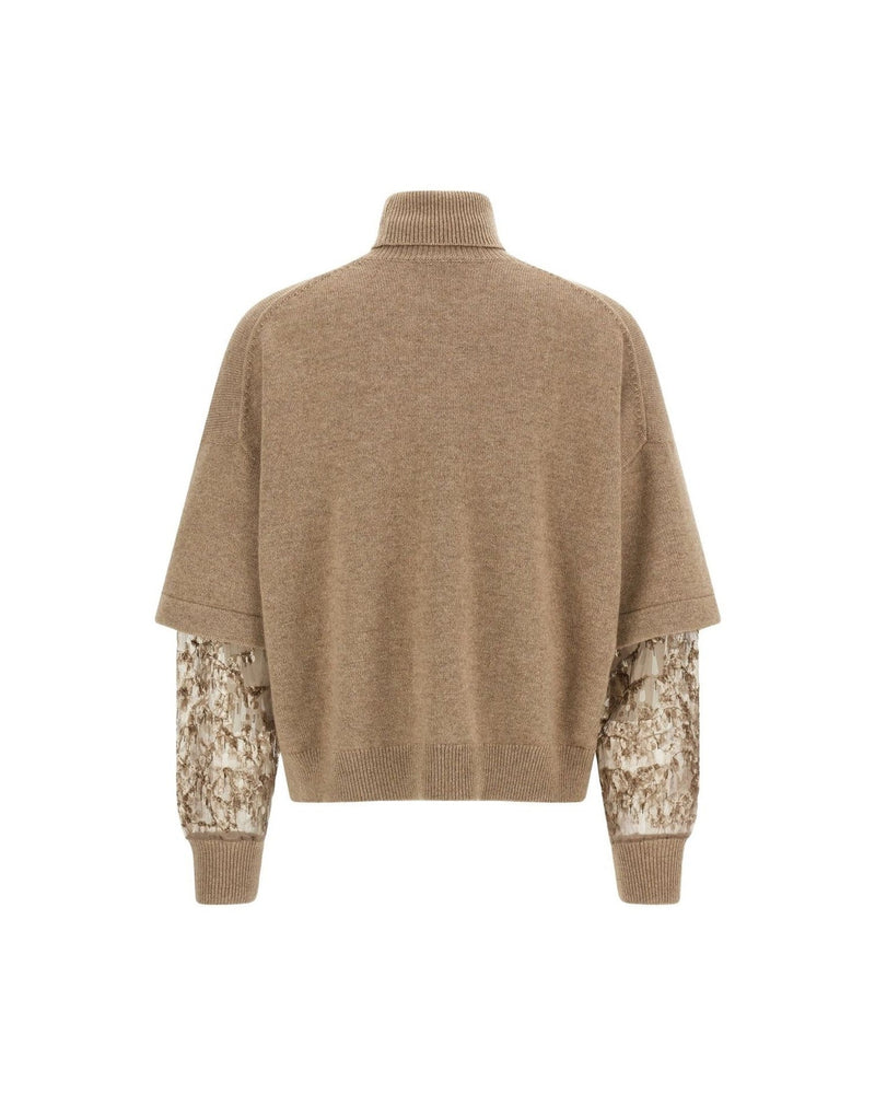 Brunello Cucinelli Brown Sweater Glam Steals