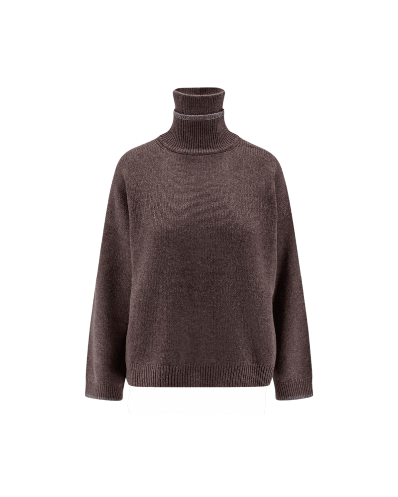 Brunello Cucinelli Brown Sweater Glam Steals