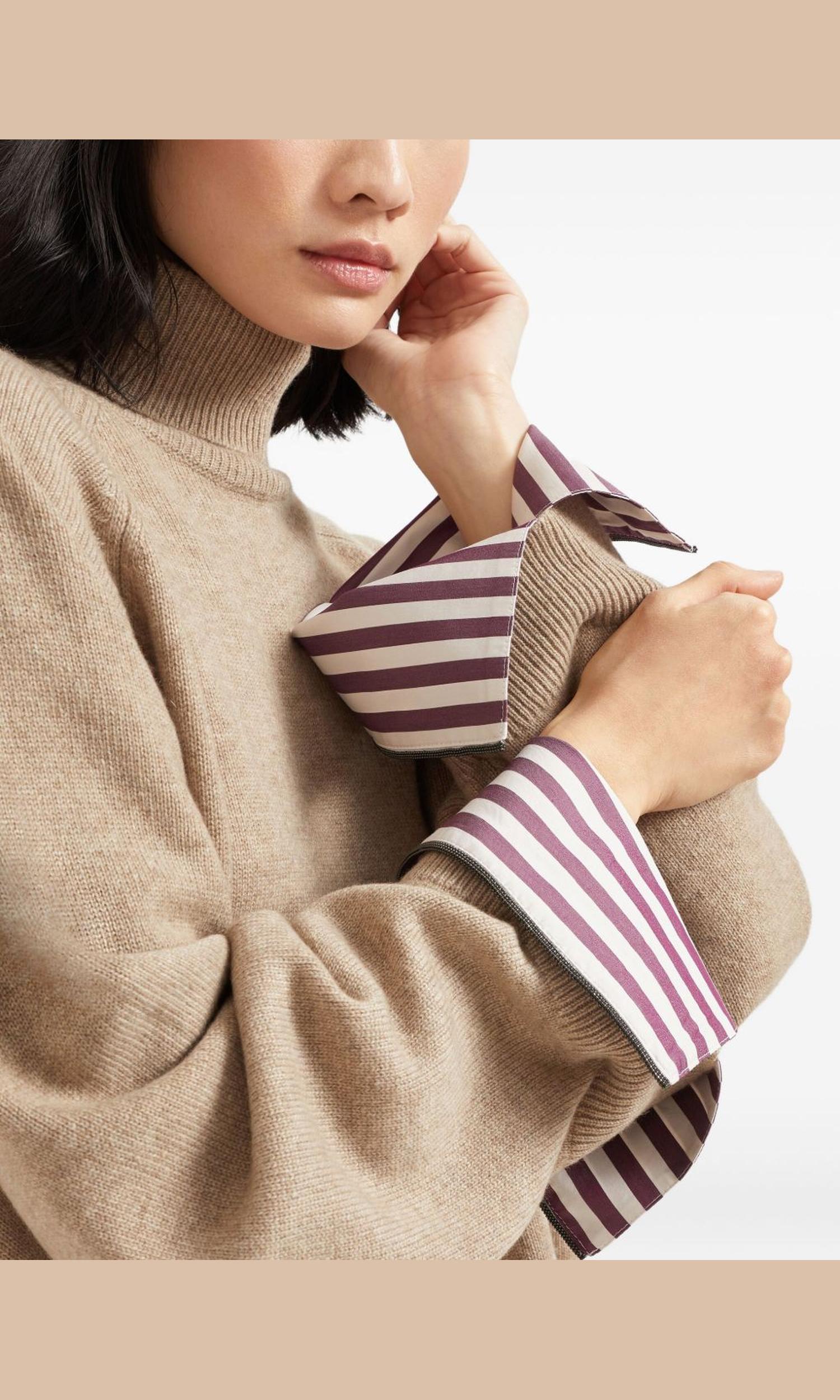 Brunello Cucinelli Brown Sweater Glam Steals