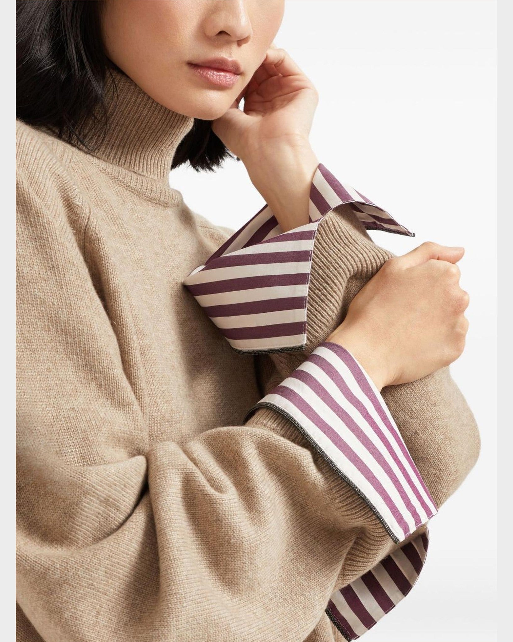 Brunello Cucinelli Brown Sweater Glam Steals