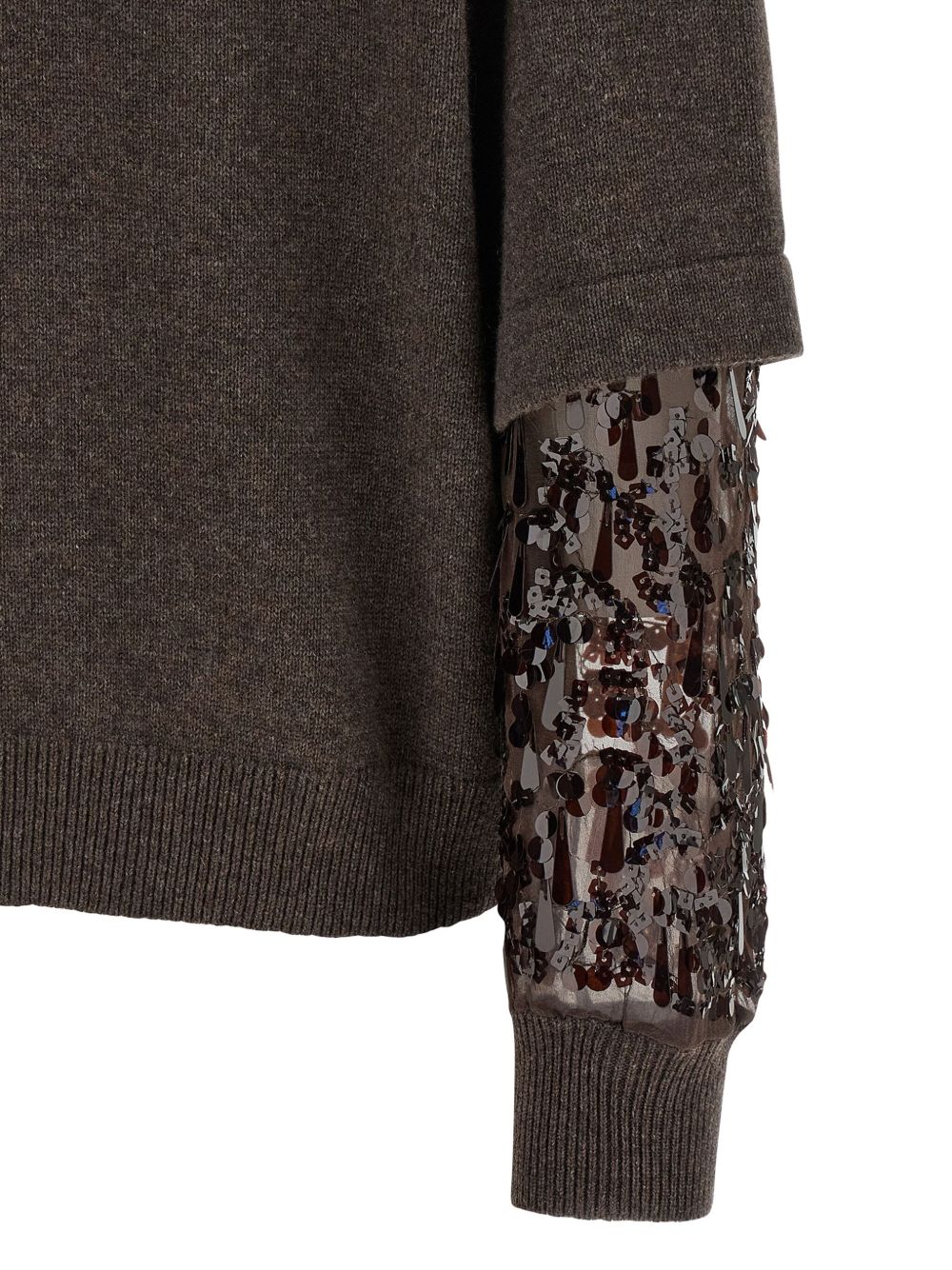 Brunello Cucinelli Brown Sweater Glam Steals