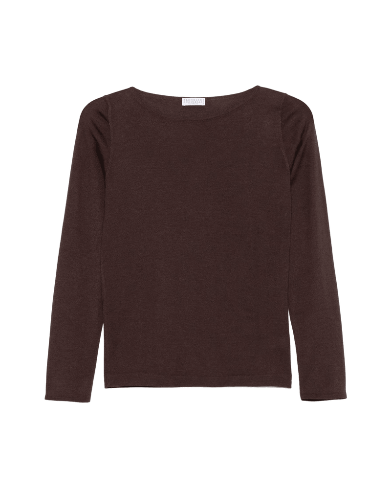 Brunello Cucinelli Brown Sweater Glam Steals
