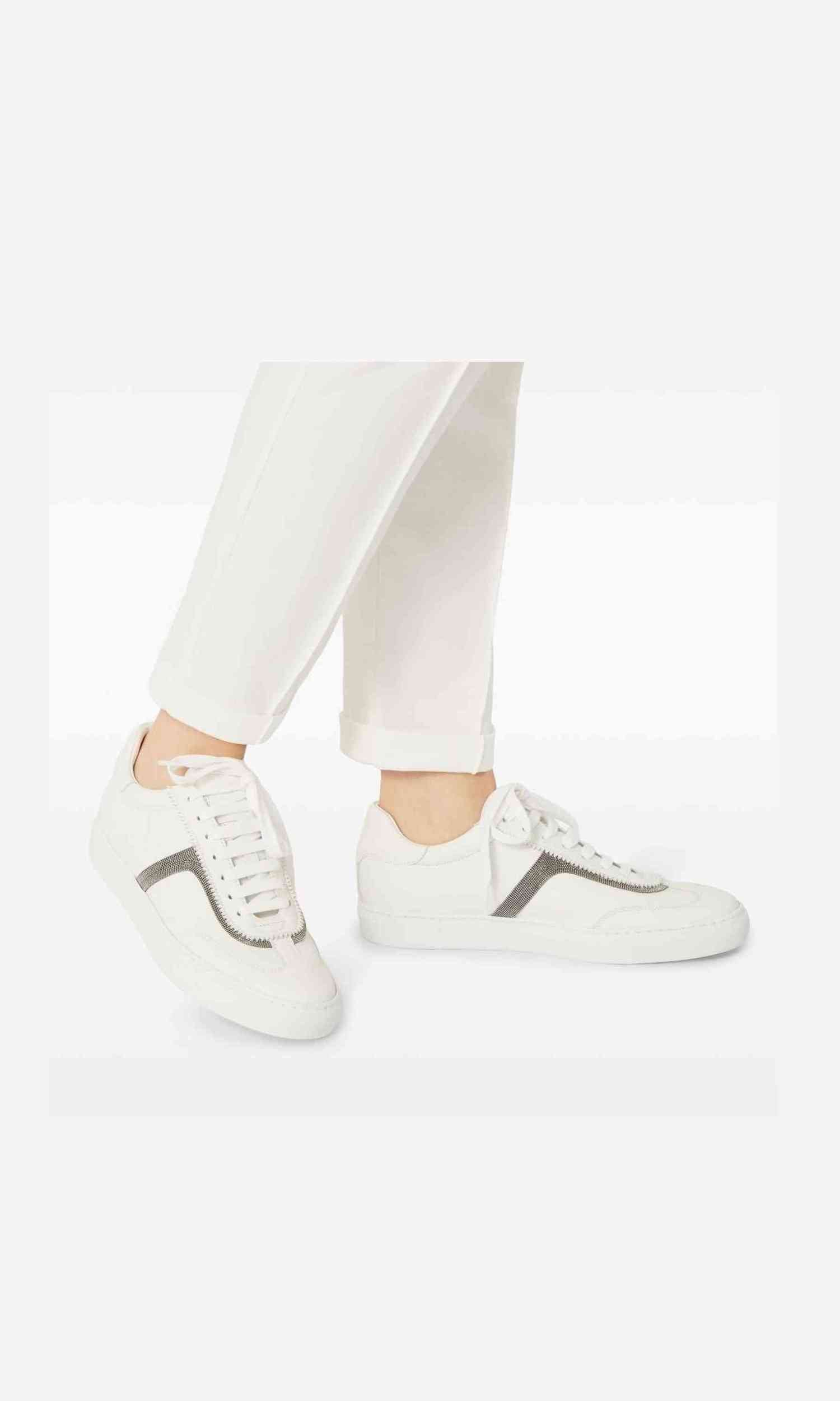 Brunello Cucinelli Calfskin Sneakers Glam Steals