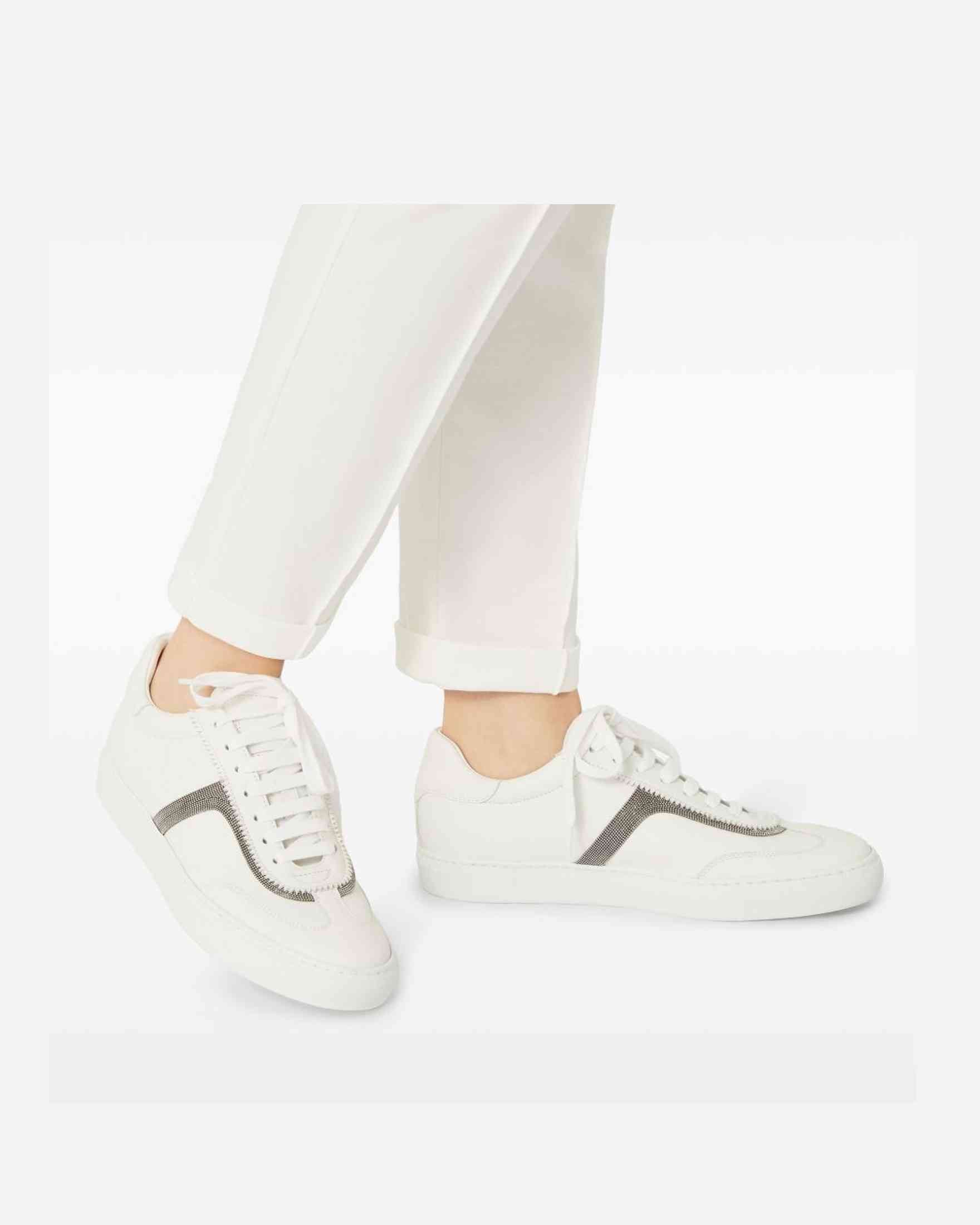 Brunello Cucinelli Calfskin Sneakers Glam Steals