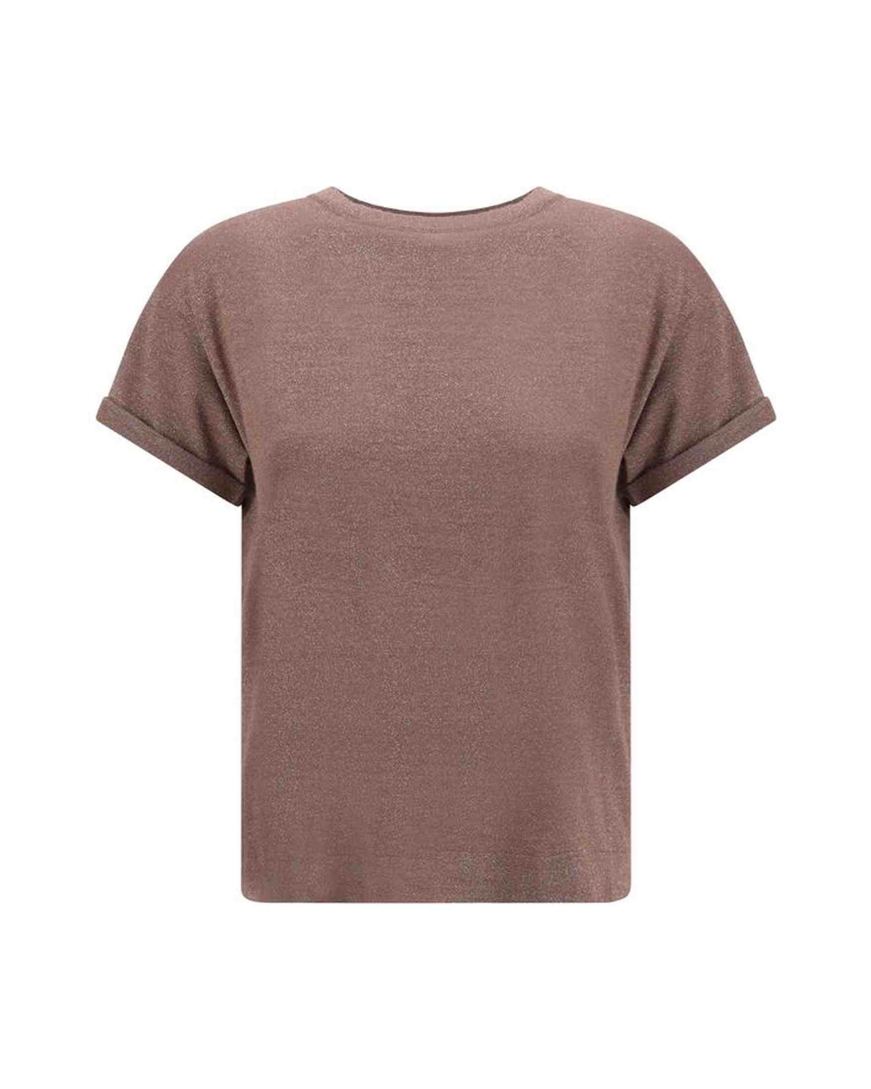 Brunello Cucinelli Cashmere Glitter T-Shirt Glam Steals