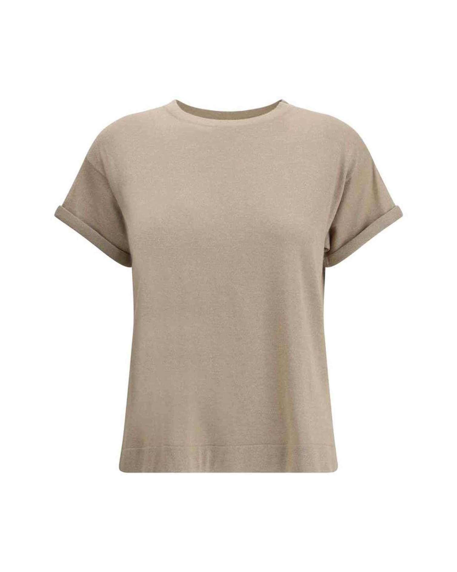 Brunello Cucinelli Cashmere Glitter T-Shirt Glam Steals