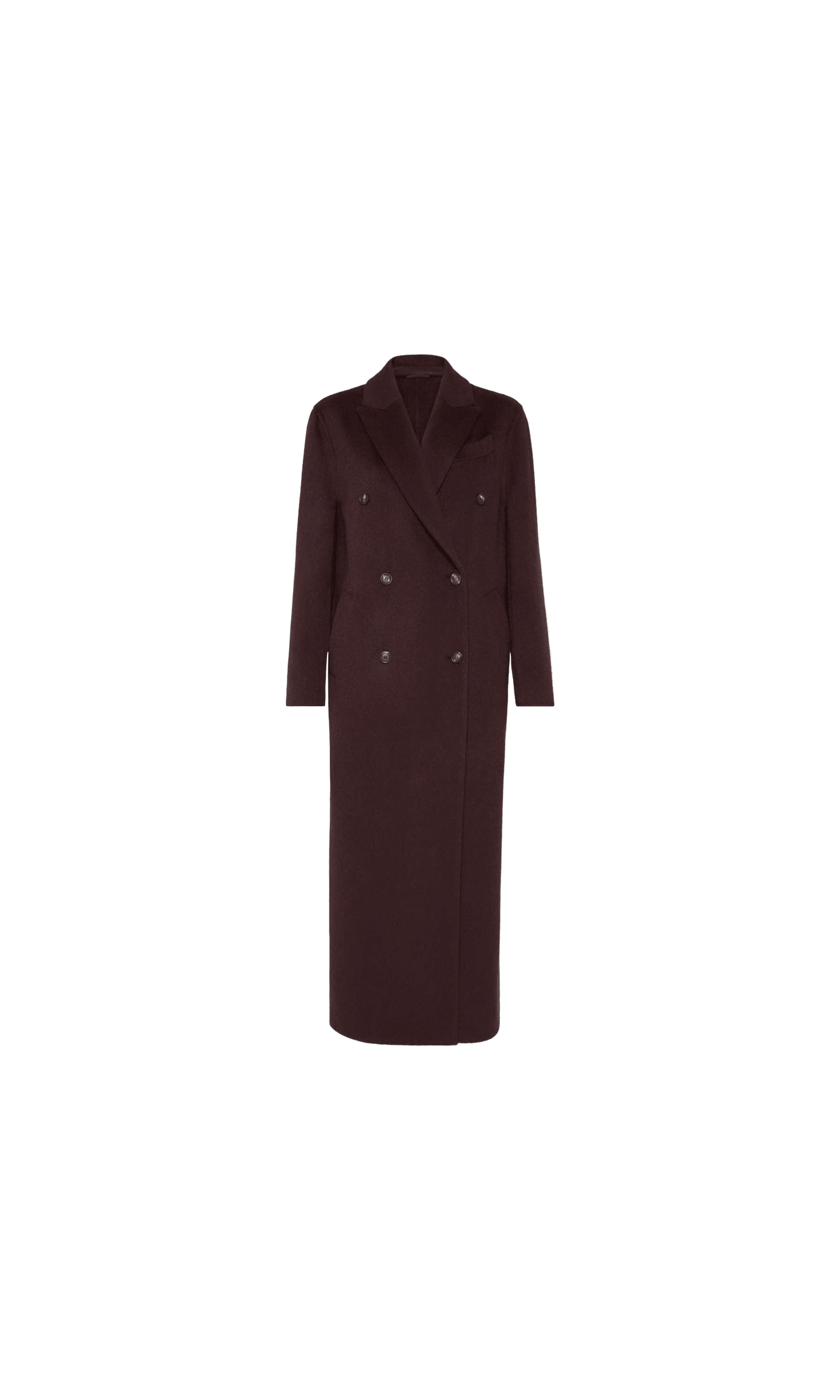 Brunello Cucinelli Coat Bordeaux Glam Steals