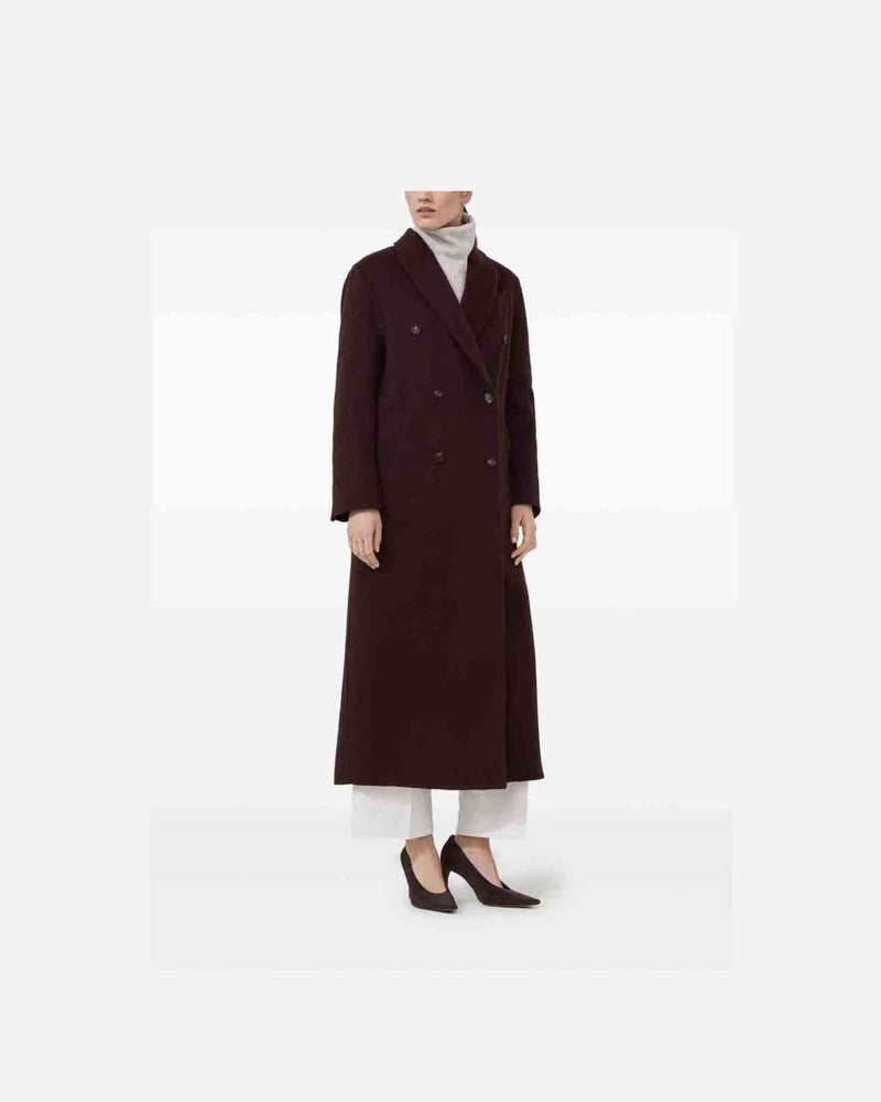 Brunello Cucinelli Coat Bordeaux Glam Steals