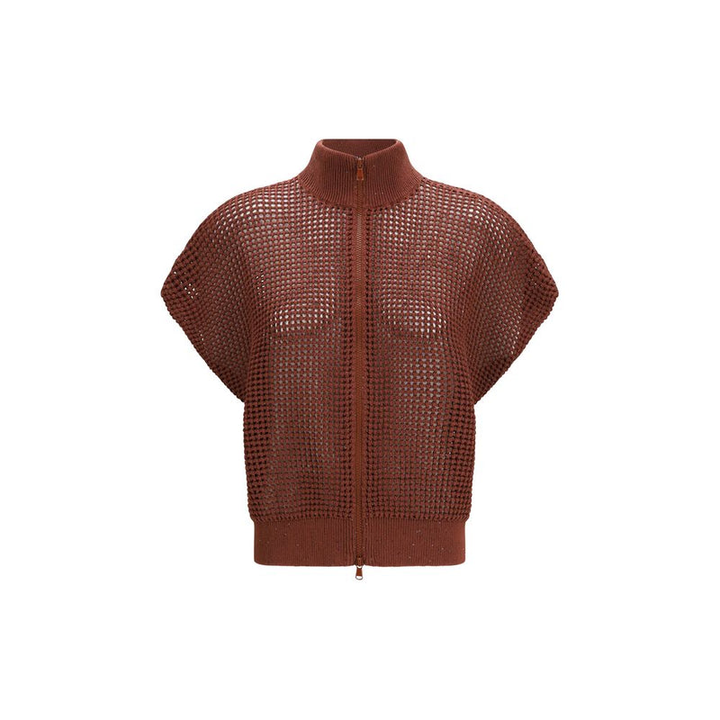 Brunello Cucinelli Cotton Bordeaux Sweatshirt Glam Steals