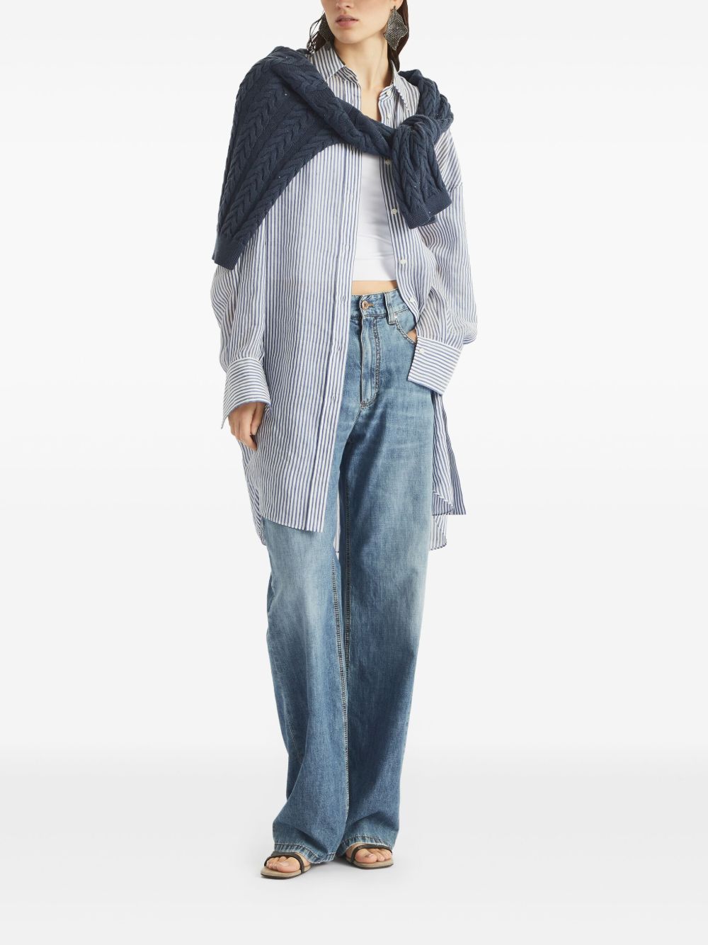 Brunello Cucinelli Cotton Boyfriend Jeans Glam Steals
