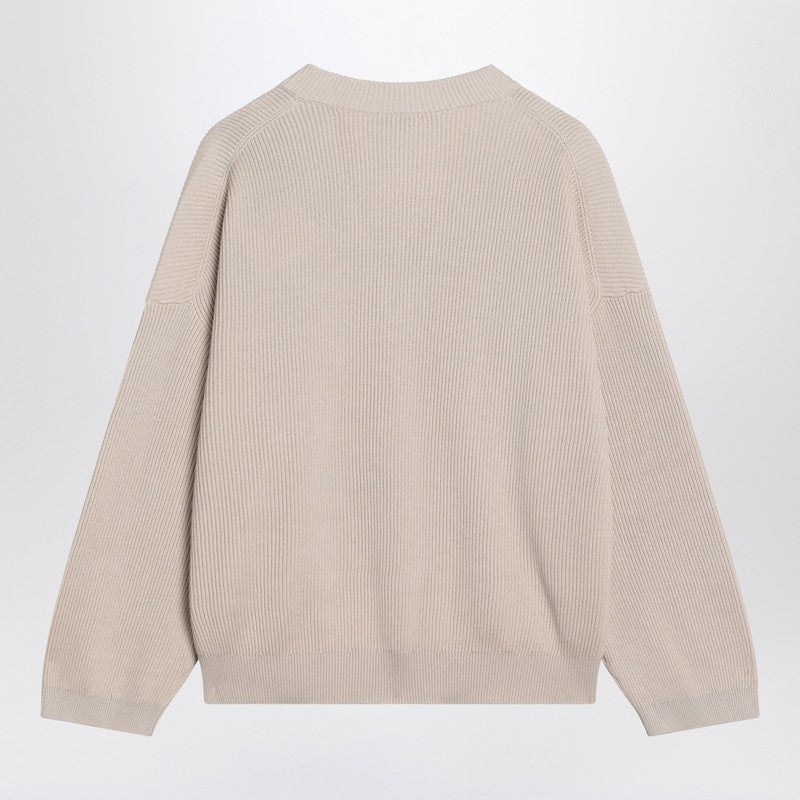 Brunello Cucinelli Cotton Butter Coloured Sweater Glam Steals