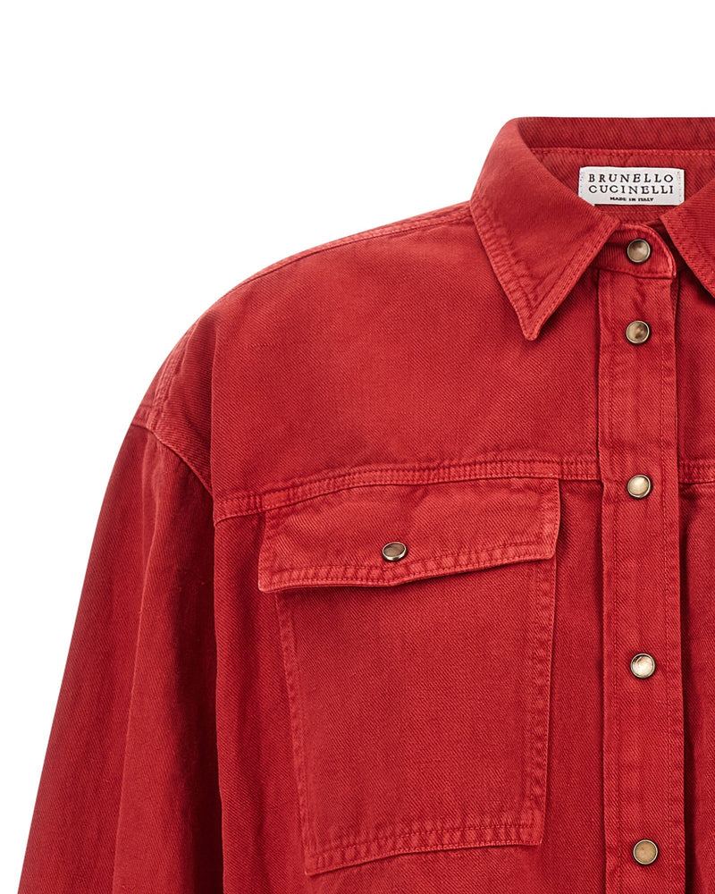 Brunello Cucinelli Cotton Linen Shirt Shirts