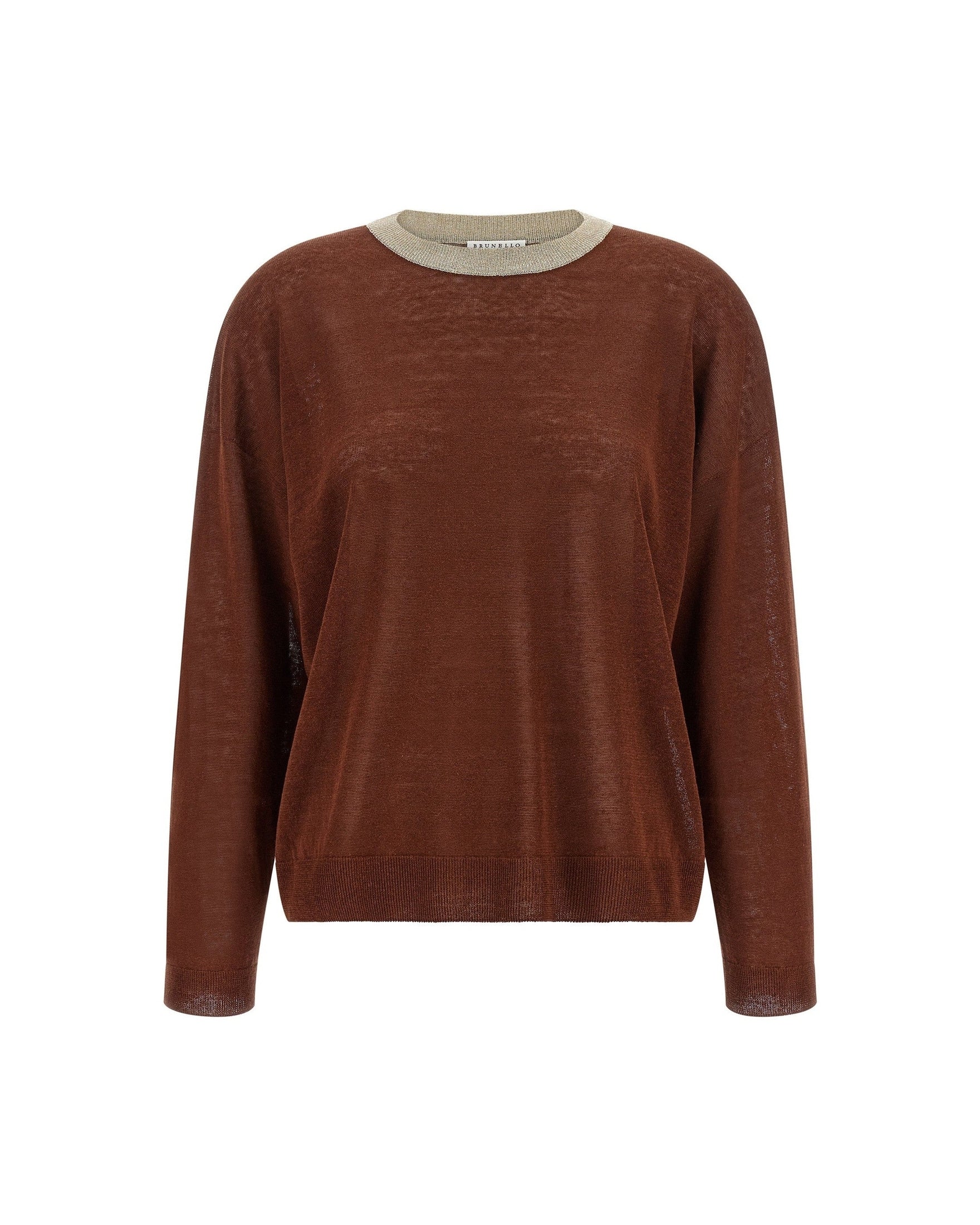 Brunello Cucinelli Dazzling Collar Sweater Glam Steals