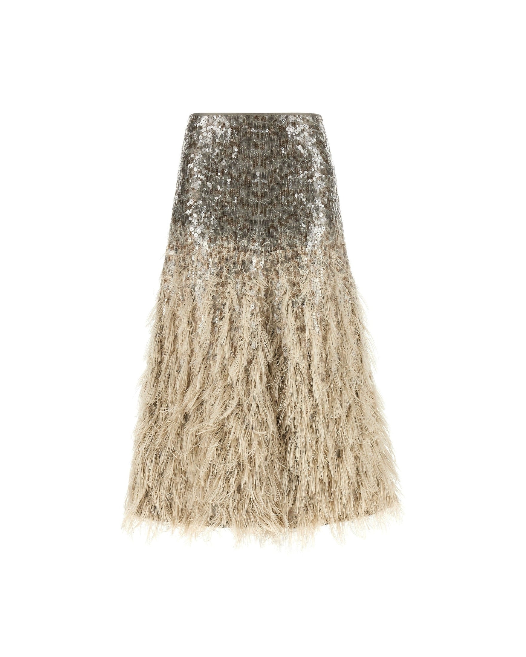 Brunello Cucinelli Dazzling Dégradé Skirt Glam Steals